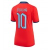 Damen Fußballbekleidung England Raheem Sterling #10 Auswärtstrikot WM 2022 Kurzarm